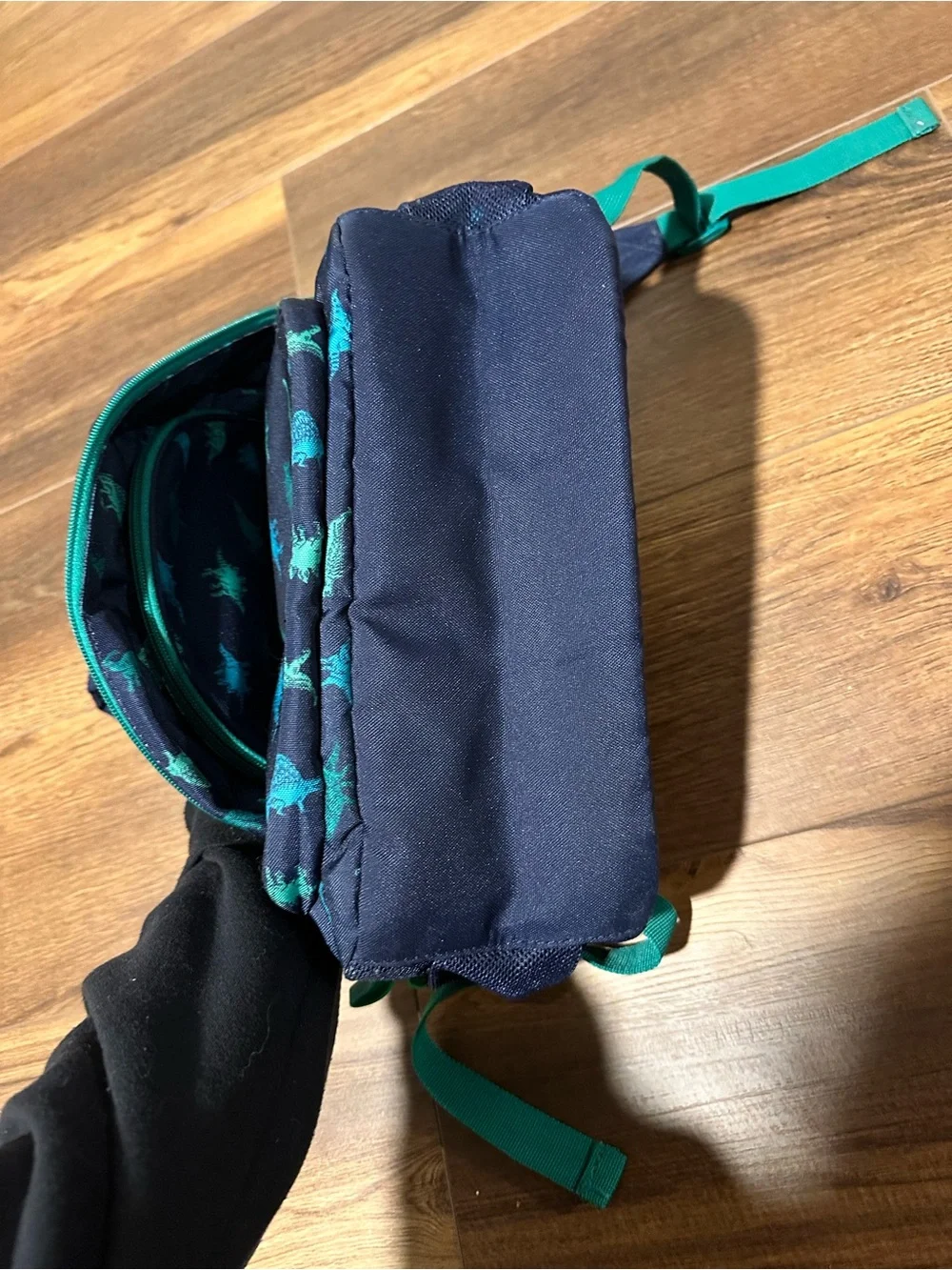 Cat & Jack Navy and Teal Dinosaur Kids Backpack